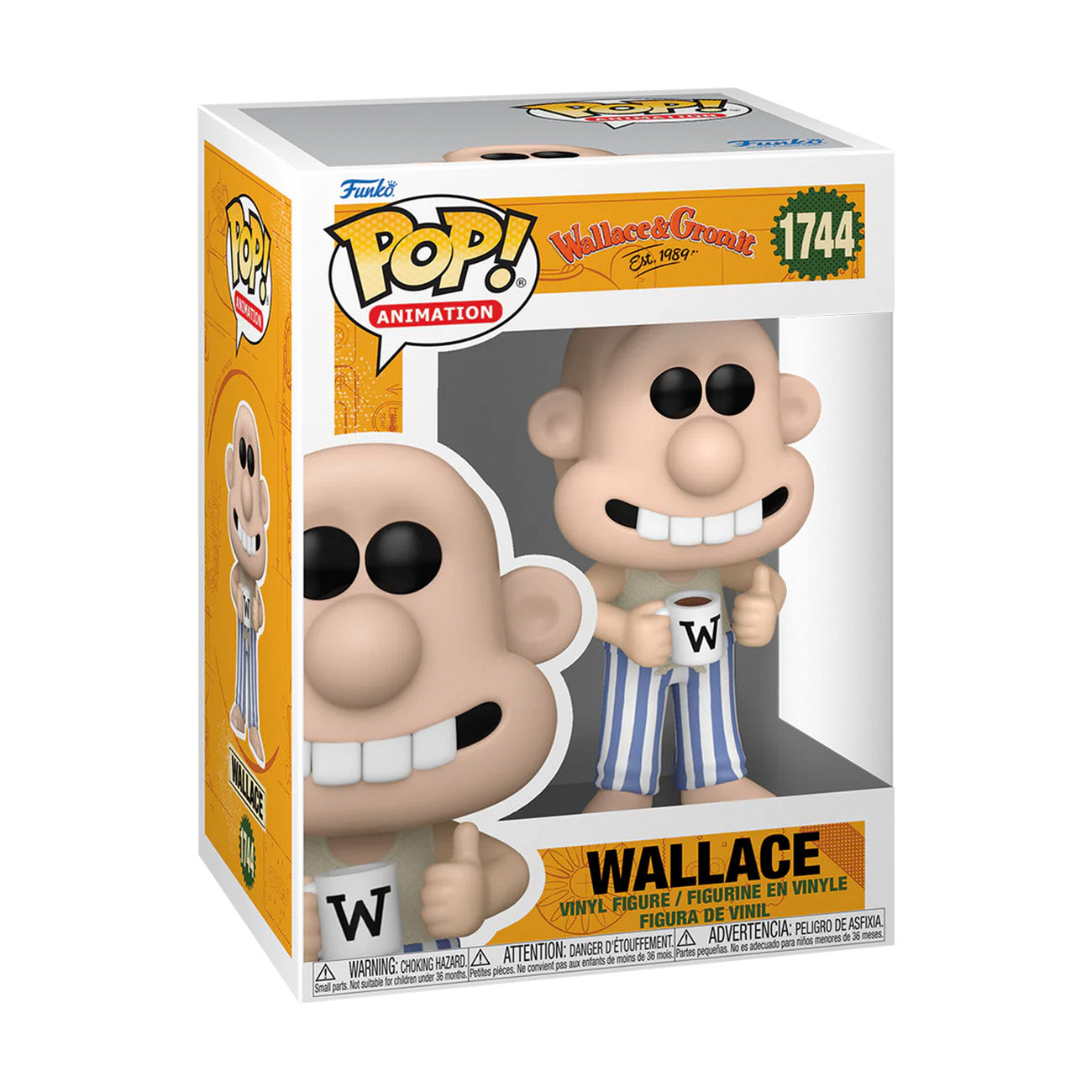 Funko Pop Movies: Wallace & Gromit - Wallace In Pajamas #1744