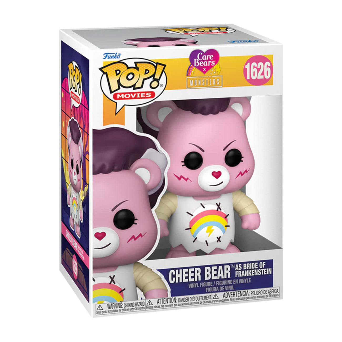 Funko Pop Movies: Care Bears and Monsters - Cheer Bear As Bride of Frankenstein #1626