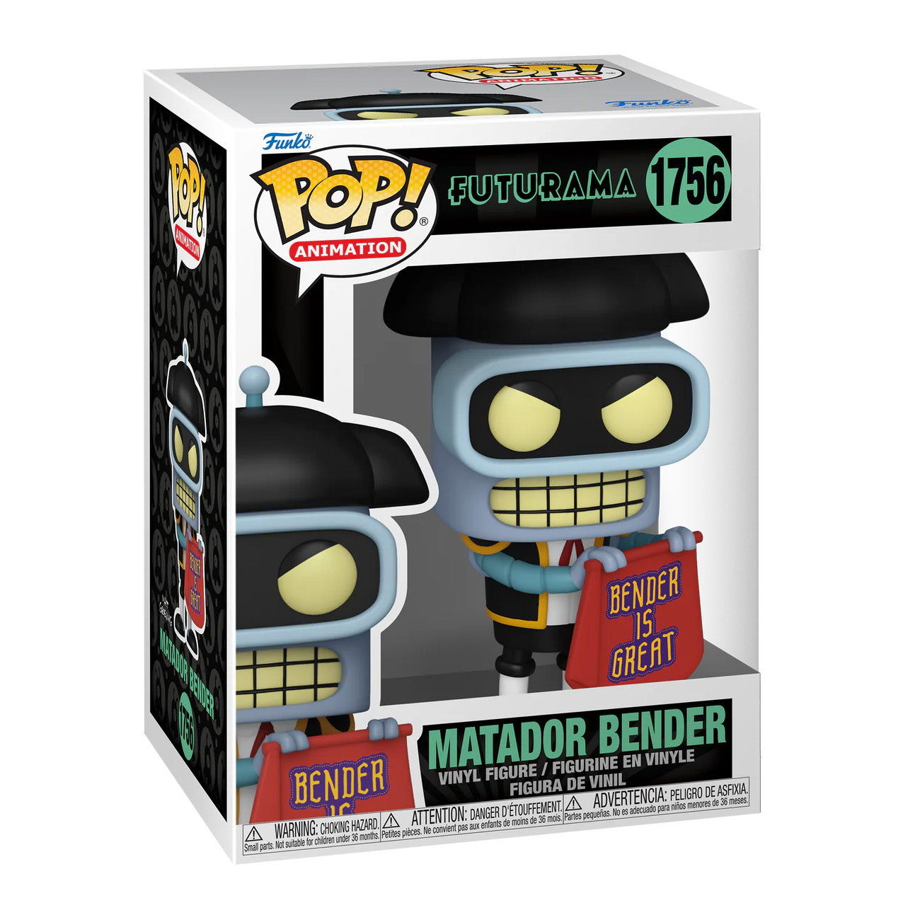 Funko Pop Animation: Futurama Matador Bender #1756