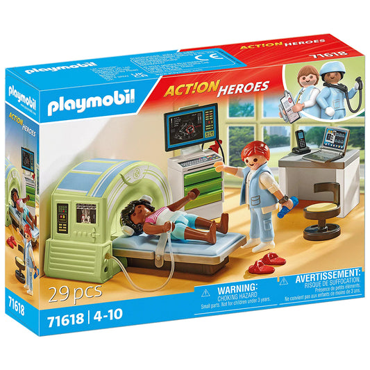 Playmobil Action Heroes: MRI Scanner With Patient (71618)